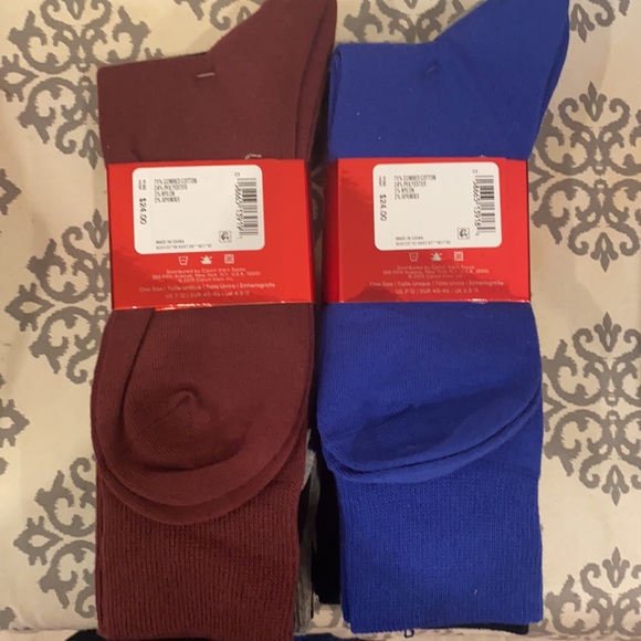BNWT Calvin Klein combed cotton socks 2 packs (4/pack) - Picture 4 of 5